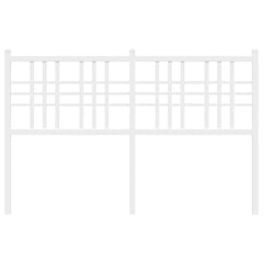 vidaXL Metal Replace Headboard White 120cm 4