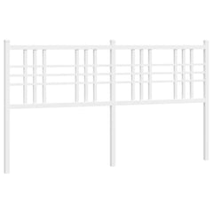 vidaXL Metal Replace Headboard White 160cm 2