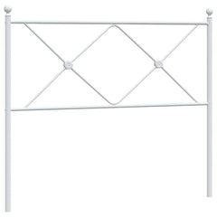 vidaXL Metal Replace Headboard White 107cm 2