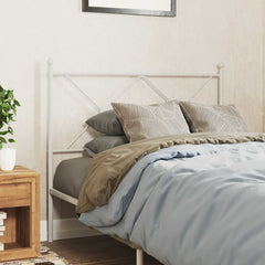vidaXL Metal Replace Headboard White 107cm 1