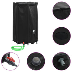 vidaXL Water Tank with Tap Foldable 500 L PVC 2