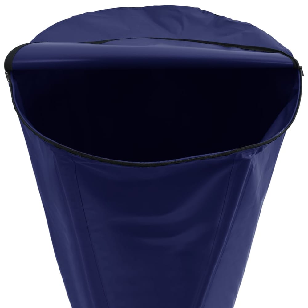 Water Tank with Tap Foldable PVC Blue 500 l