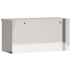 Kitchen Wall Cabinet with Shelf Stainless Steel 92 cm 46 cm with door