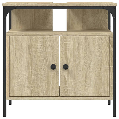 Bathroom Sink Cabinet Sonoma Oak 60x30x60 cm Engineered Wood