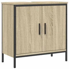 vidaXL Bathroom Sink Cabinet Sonoma Oak 60x30x60 cm Engineered Wood 2