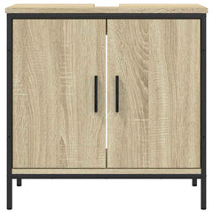 vidaXL Bathroom Sink Cabinet Sonoma Oak 60x30x60 cm Engineered Wood 4