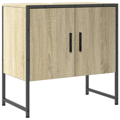 vidaXL Bathroom Sink Cabinet Sonoma Oak 60x33x60 cm Engineered Wood 2