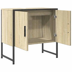 vidaXL Bathroom Sink Cabinet Sonoma Oak 60x33x60 cm Engineered Wood 5