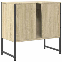 vidaXL Bathroom Sink Cabinet Sonoma Oak 60x33x60 cm Engineered Wood 6