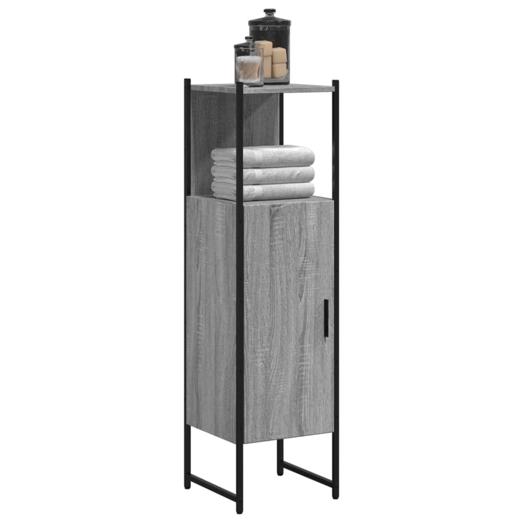 vidaXL Bathroom Cabinet 33x33x120.5 cm Engineered Wood
