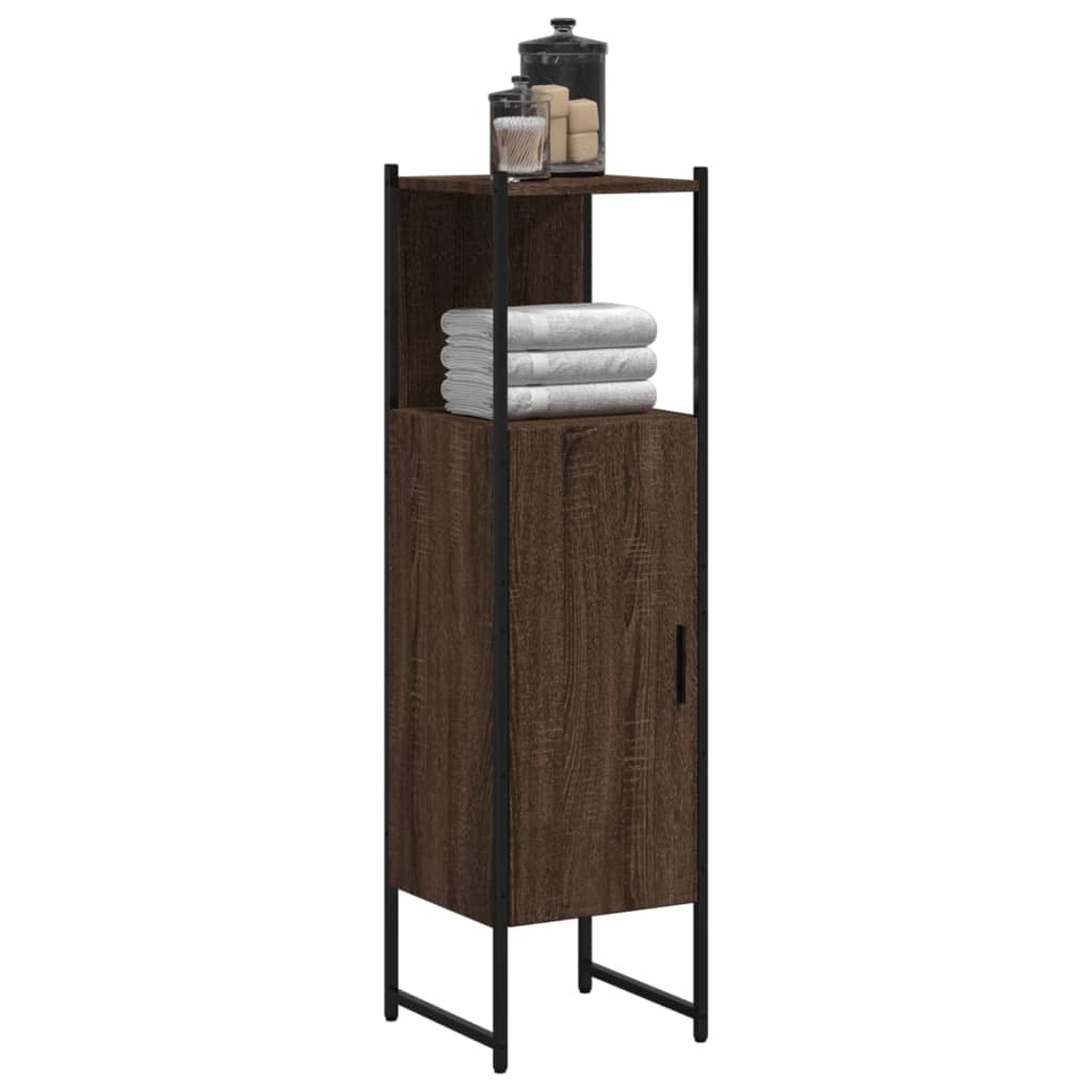 vidaXL Bathroom Cabinet 33x33x120.5 cm Engineered Wood