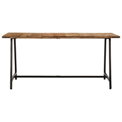 vidaXL Dining Table 160x80x75 cm Solid Wood Mango 2