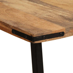 vidaXL Dining Table 180x90x75 cm Solid Wood Mango 5