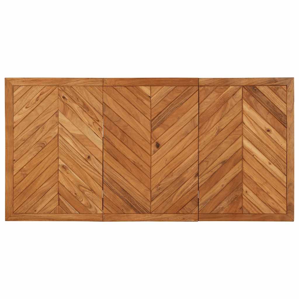 vidaXL Dining Table 140x70x75 cm Solid Wood Acacia 4