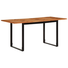 vidaXL Dining Table 160x80x75 cm Solid Wood Acacia 1