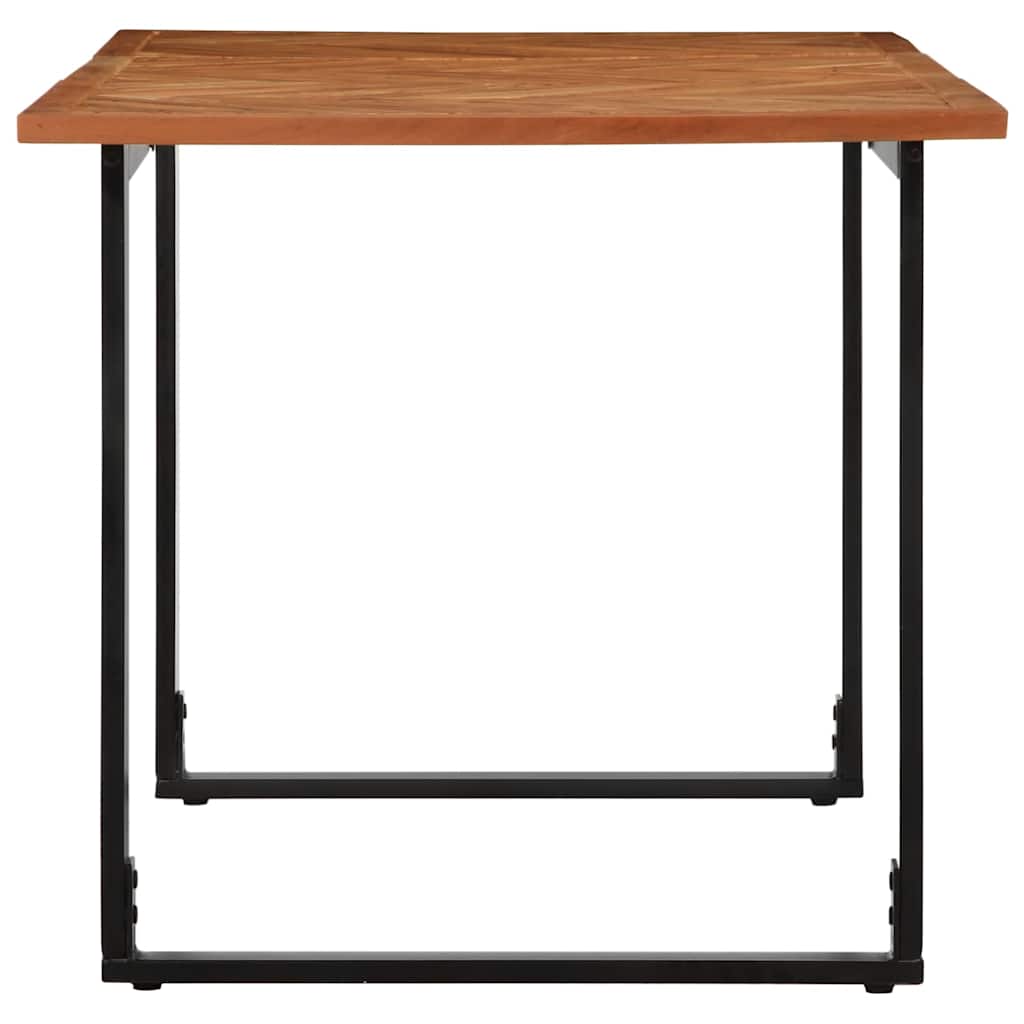 vidaXL Dining Table 160x80x75 cm Solid Wood Acacia 3