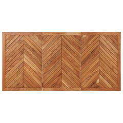 vidaXL Dining Table 160x80x75 cm Solid Wood Acacia 4