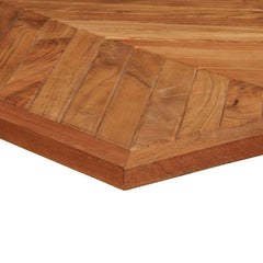 vidaXL Dining Table 160x80x75 cm Solid Wood Acacia 5