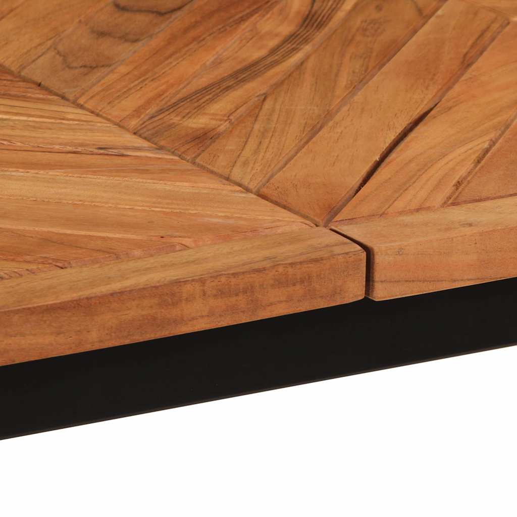 vidaXL Dining Table 160x80x75 cm Solid Wood Acacia 6