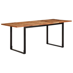 vidaXL Dining Table 180x90x75 cm Solid Wood Acacia 1