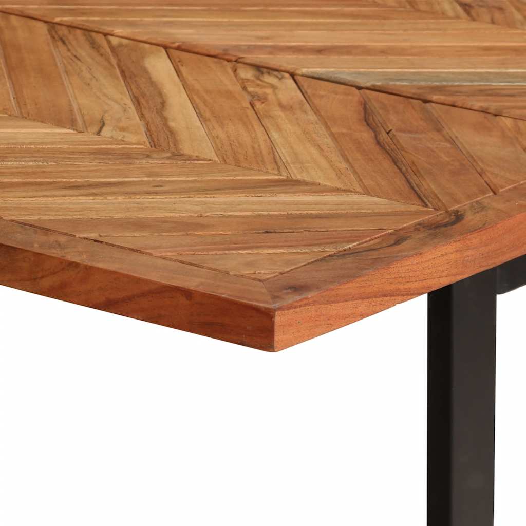 vidaXL Dining Table 180x90x75 cm Solid Wood Acacia 5
