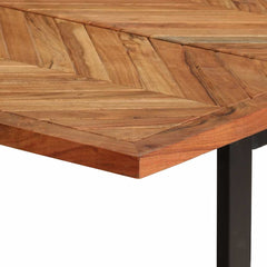 vidaXL Dining Table 180x90x75 cm Solid Wood Acacia 5