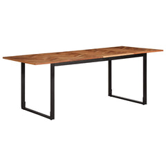 vidaXL Dining Table 200x100x75 cm Solid Wood Acacia 1