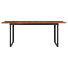 vidaXL Dining Table 200x100x75 cm Solid Wood Acacia 2