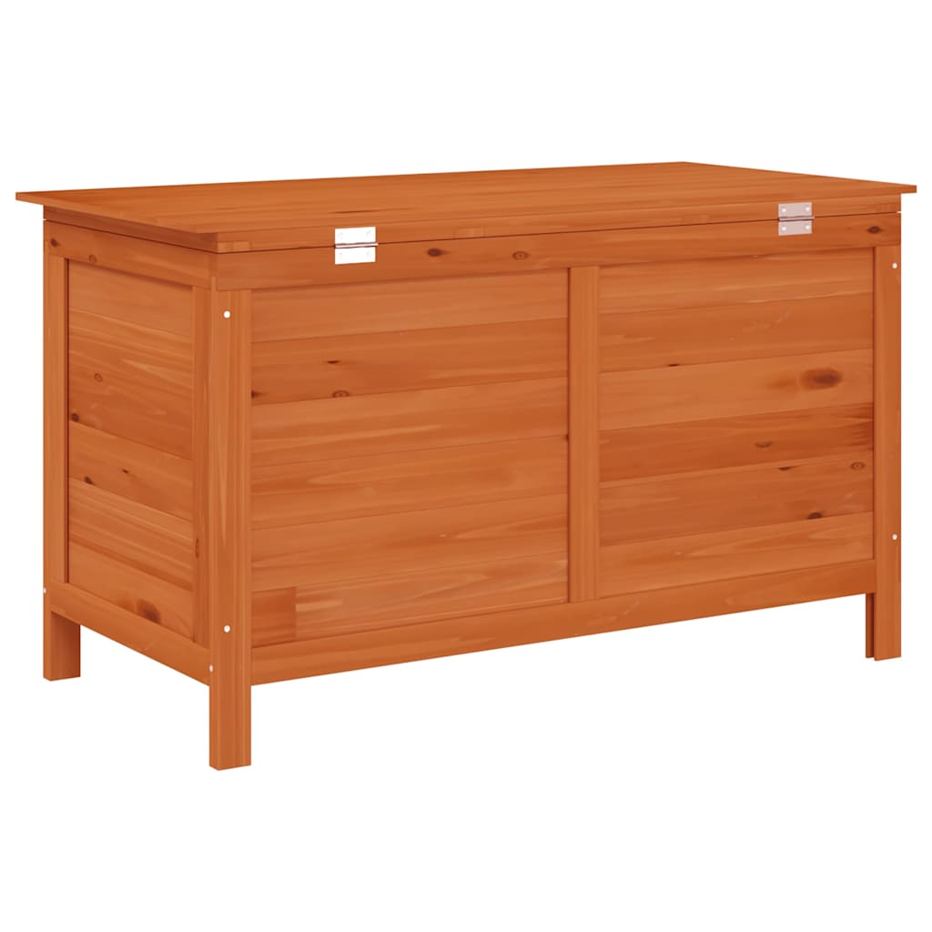 Garden Storage Box 99x49.5x58.5 cm Solid Wood Fir Light brown