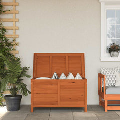 Garden Storage Box 99x49.5x58.5 cm Solid Wood Fir Light brown
