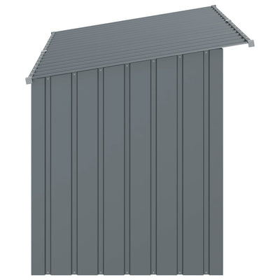 Dog House with Roof Anthracite 196x91x110 cm Galvanised Steel