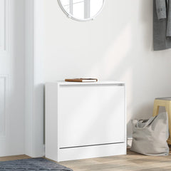 vidaXL Shoe Cabinet White 60x21x57 cm Engineered Wood 3