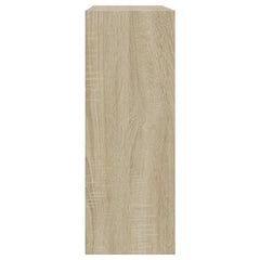 vidaXL Shoe Cabinet Sonoma Oak 60x21x57 cm Engineered Wood 6