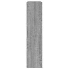 vidaXL Shoe Cabinet Grey Sonoma 80x21x87.5 cm Engineered Wood 6