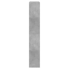 vidaXL Shoe Cabinet Concrete Grey 80x21x125.5 cm Engineered Wood 6