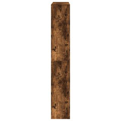 vidaXL Shoe Cabinet Smoked Oak 80x21x125.5 cm Engineered Wood 6