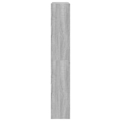 vidaXL Shoe Cabinet Grey Sonoma 80x21x125.5 cm Engineered Wood 6