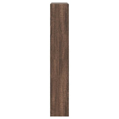vidaXL Shoe Cabinet Brown Oak 80x21x125.5 cm Engineered Wood 6