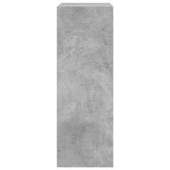 vidaXL Shoe Cabinet Concrete Grey 60x34x96.5 cm Engineered Wood 6
