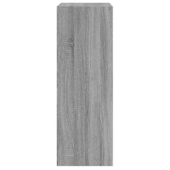 vidaXL Shoe Cabinet Grey Sonoma 60x34x96.5 cm Engineered Wood 6