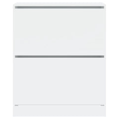 vidaXL Shoe Cabinet White 80x34x96.5 cm Engineered Wood 5