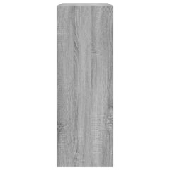 vidaXL Shoe Cabinet Grey Sonoma 80x34x96.5 cm Engineered Wood 6