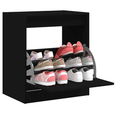 vidaXL Shoe Cabinet with 2 Flip-Drawers Width 60 cm Depth 42 cm