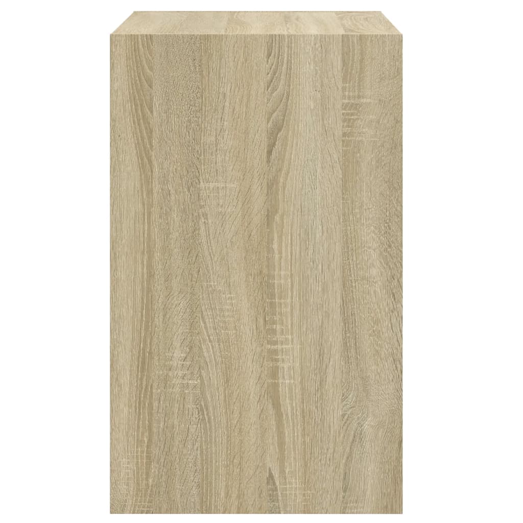 vidaXL Shoe Cabinet Sonoma Oak 60x42x69 cm Engineered Wood 6