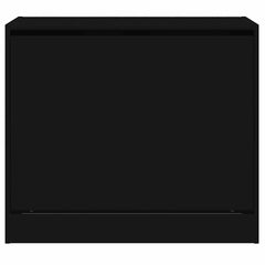 vidaXL Shoe Cabinet Black 80x42x69 cm Engineered Wood 5