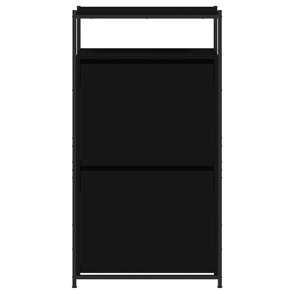 vidaXL Shoe Cabinet Black 5
