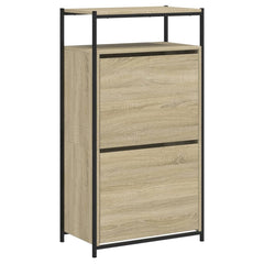 vidaXL Shoe Cabinet Sonoma Oak N/A 4