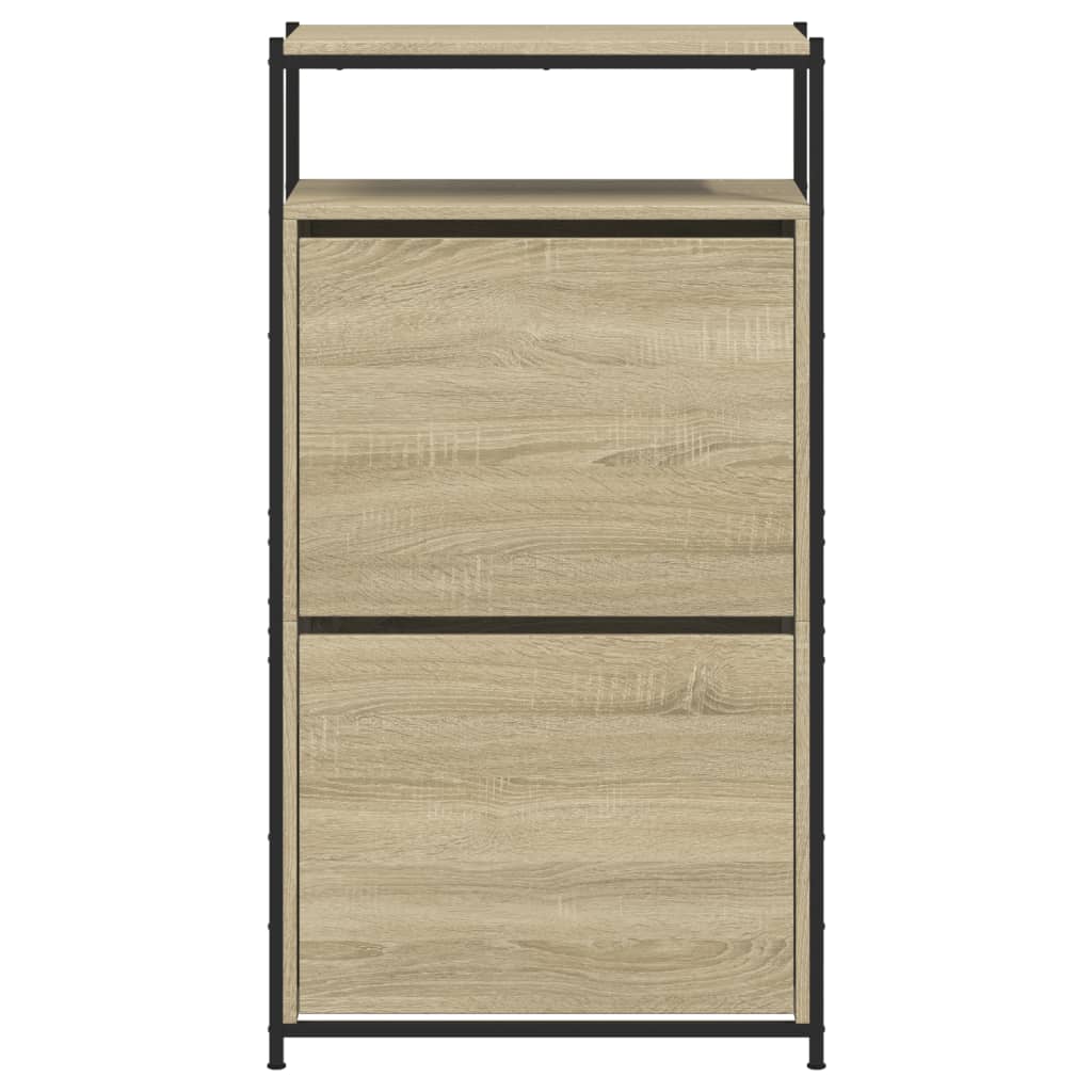 vidaXL Shoe Cabinet Sonoma Oak N/A 5