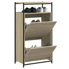 vidaXL Shoe Cabinet Sonoma Oak N/A 1