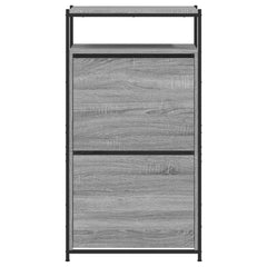 vidaXL Shoe Cabinet Grey Sonoma 5